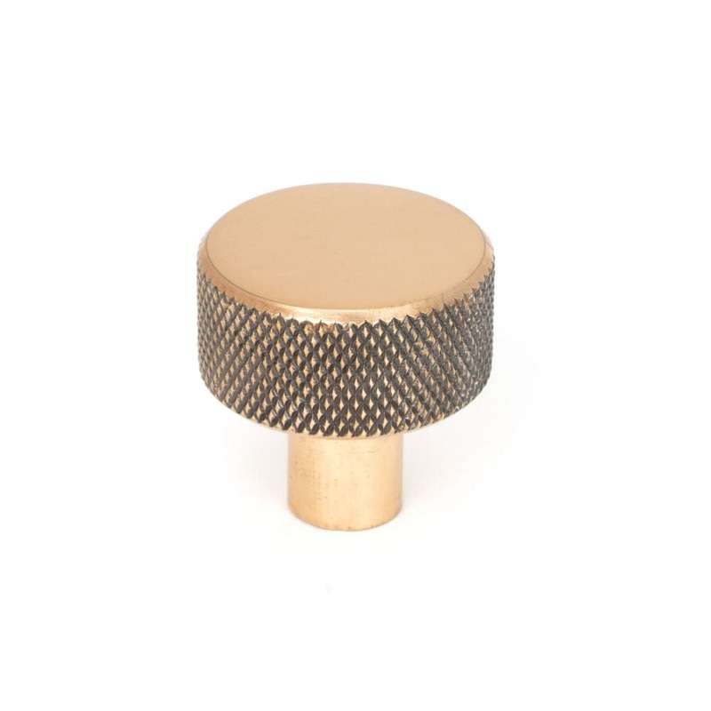 From The Anvil – Polished Bronze Brompton Cabinet Knob – 25mm (No rose)