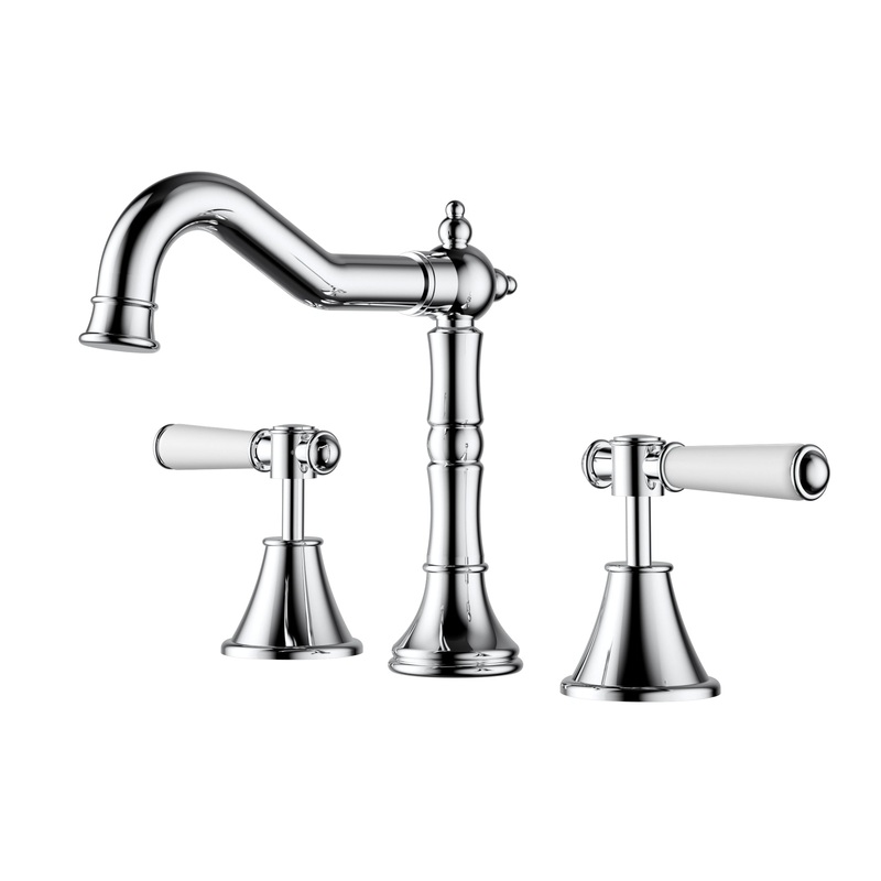 Birmingham Classical Basin Set – Chrome