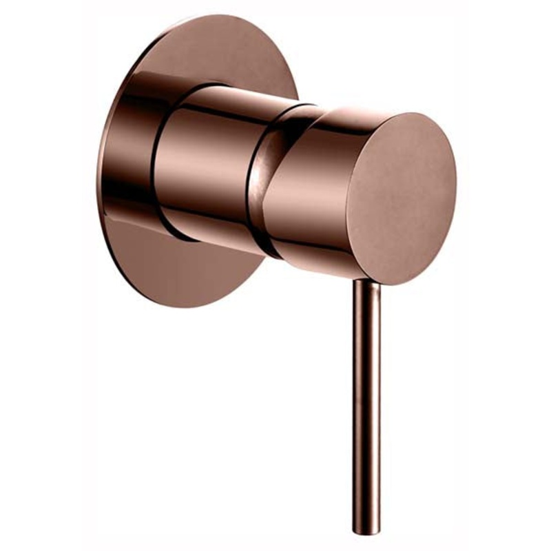 Coral Mini Back Plate Wall Mixer – Rose Gold
