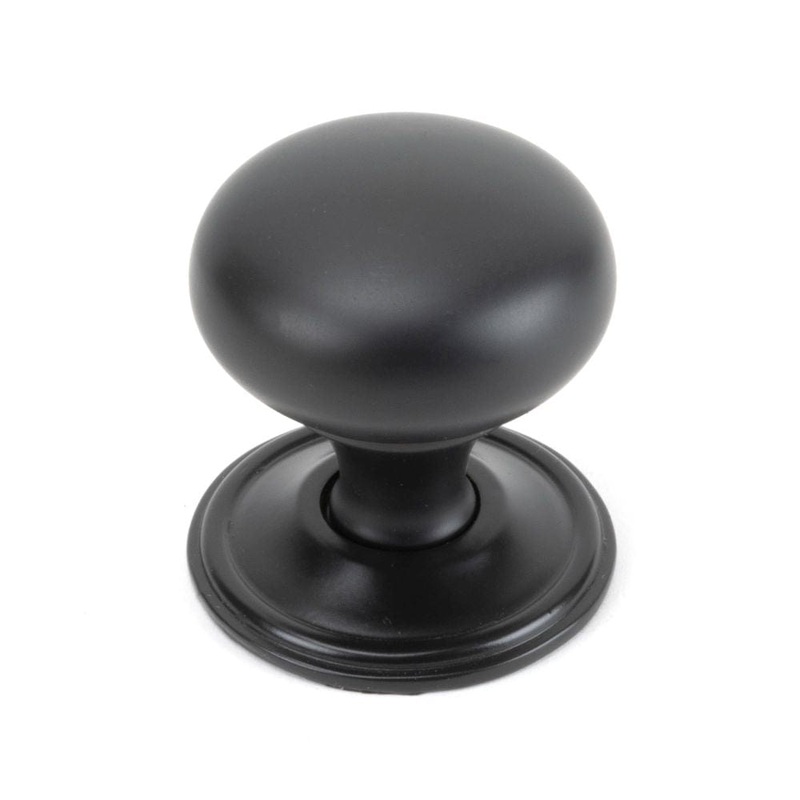 From The Anvil – Aged Bronze Mushroom Cabinet Knob 38mm