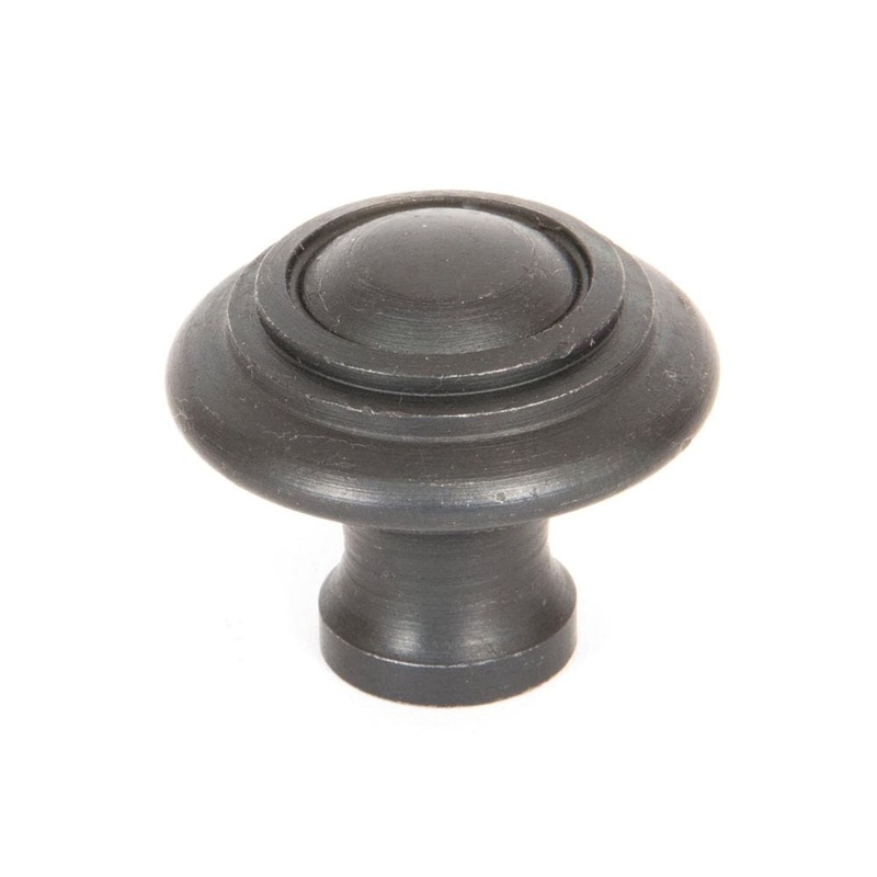 From The Anvil – Beeswax Ringed Cabinet Knob – Small