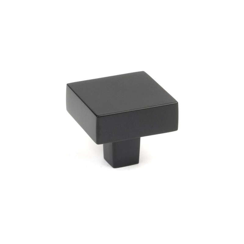 From The Anvil – Matt Black Albers Cabinet Knob – 35mm