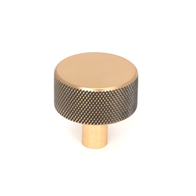 From The Anvil – Polished Bronze Brompton Cabinet Knob – 32mm (No rose)