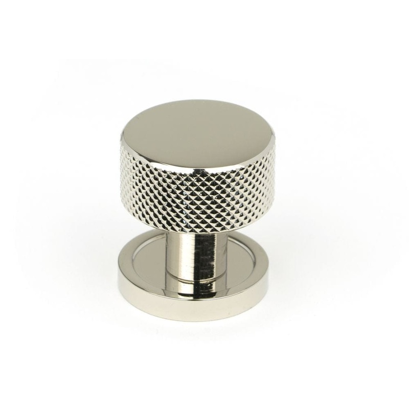 From The Anvil – Polished Nickel Brompton Cabinet Knob – 25mm (Plain)