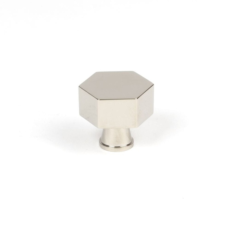 From The Anvil – Polished Nickel Kahlo Cabinet Knob – 32mm