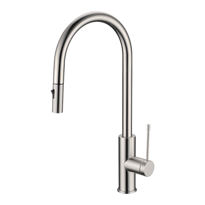 Ocean Deluxe II Kitchen Pull-out Sink Mixer – Brushed Nickel