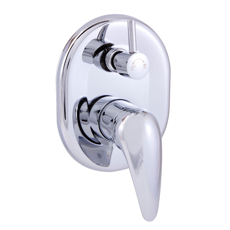 Rubine Shower & Bath Mixer Diverter – Chrome