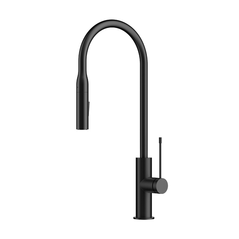 Aura Deluxe Pull-out Sink Mixer – Matt Black