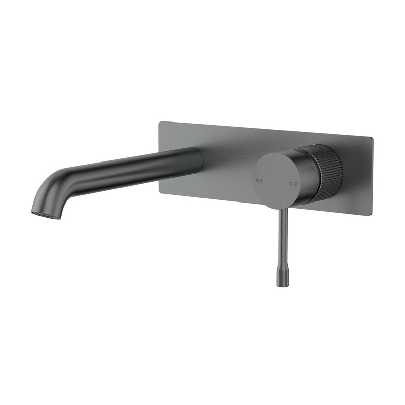 Bronte Wall Mixer & Spout Combination – Gunmetal