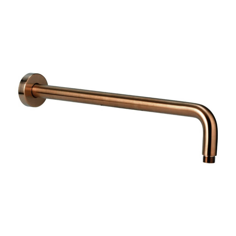 Cobre Horizontal Shower Arm – Brushed Copper