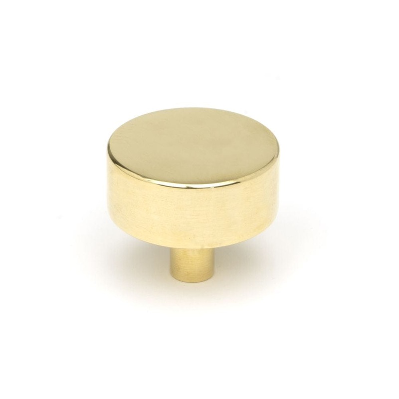 From The Anvil – Polished Brass Kelso Cabinet Knob – 38mm (No Rose)