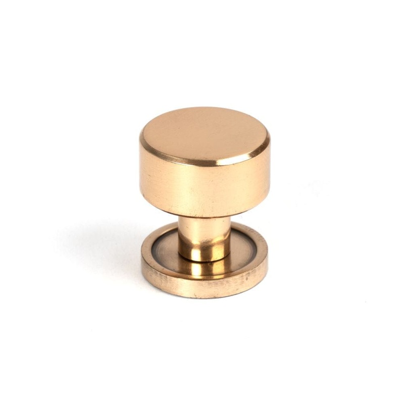 From The Anvil – Polished Bronze Kelso Cabinet Knob – 25mm (Plain)