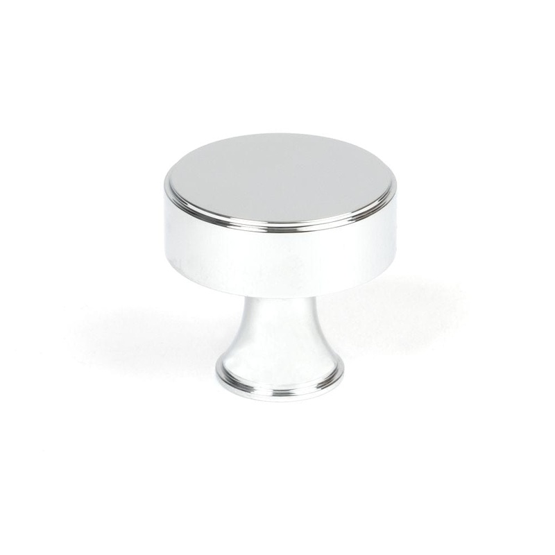 From The Anvil – Polished Chrome Scully Cabinet Knob – 32mm