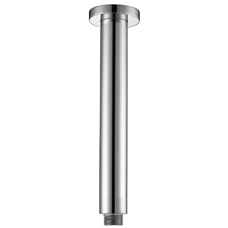 Round Ceiling Drop Down Shower Arm 200mm – Chrome