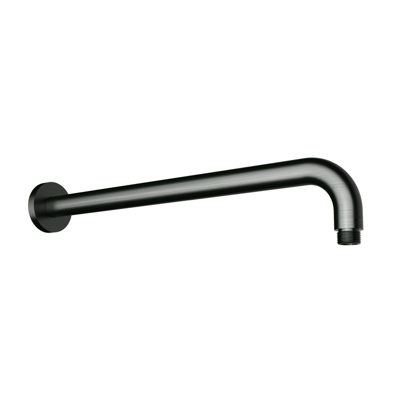 Round Horizontal Shower Arm – Gunmetal