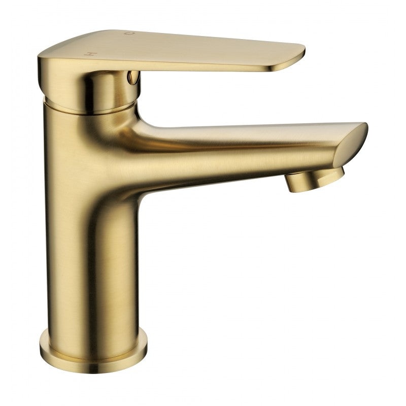 Solange Basin Mixer – Brushed Gold