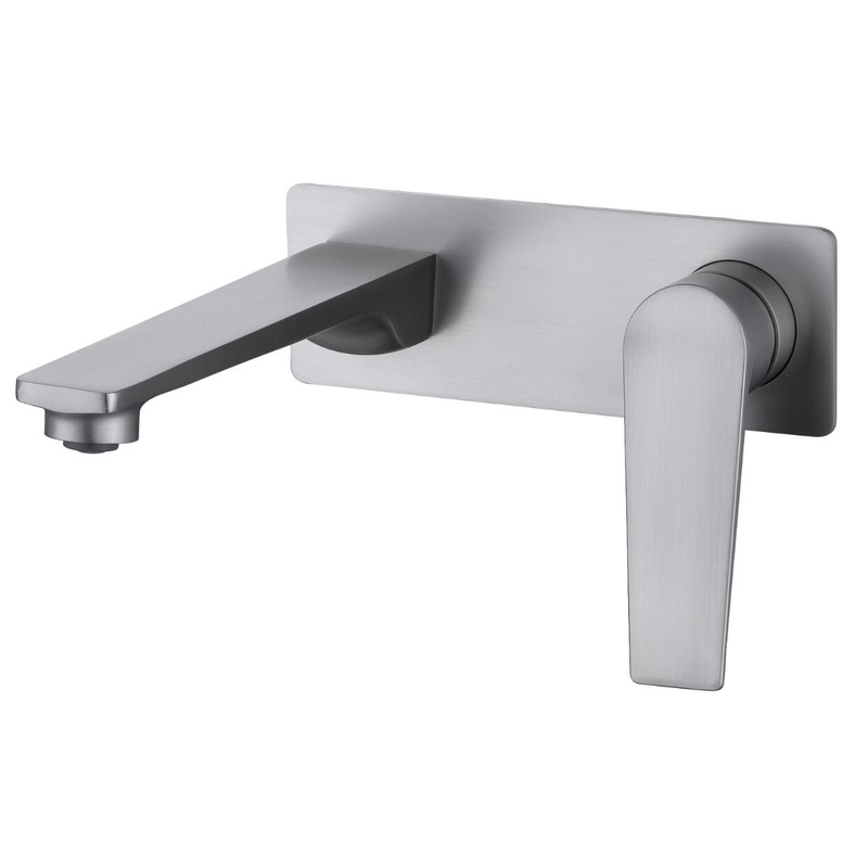 Solange Wall Mixer & Spout Combination – Brushed Nickel