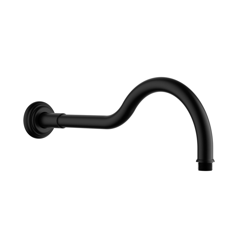 Birmingham Shower Arm – Matt Black