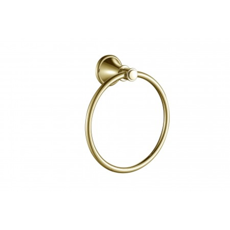 Birmingham Towel Ring – Brushed Gold
