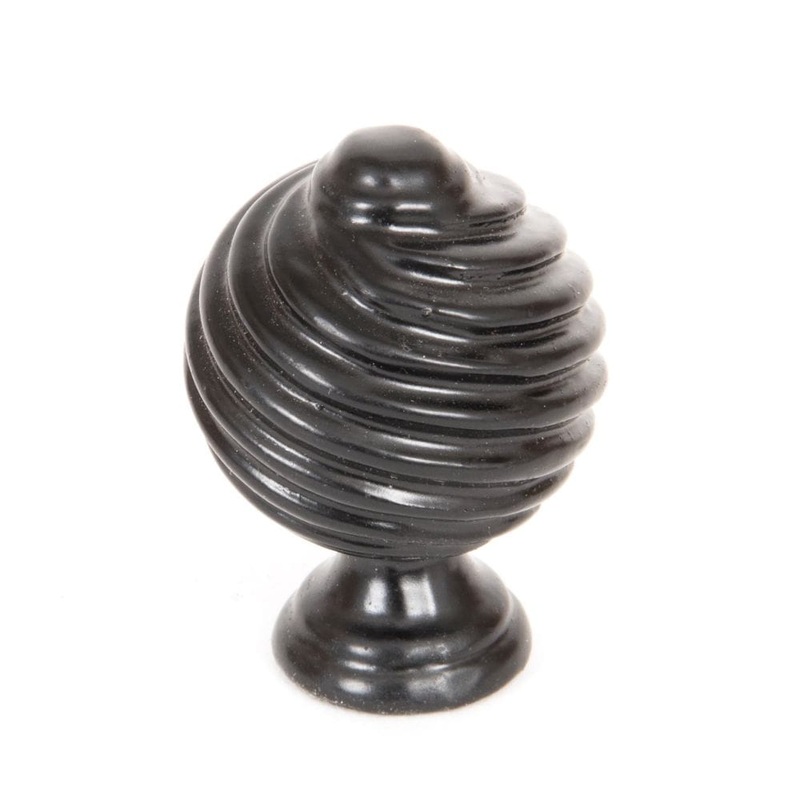 From The Anvil – Black Twist Cabinet Knob
