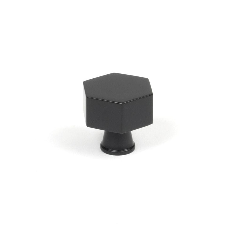 From The Anvil – Matt Black Kahlo Cabinet Knob – 32mm