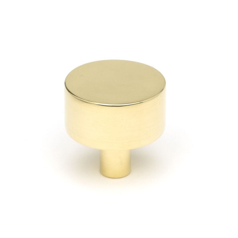 From The Anvil – Polished Brass Kelso Cabinet Knob – 32mm (No Rose)