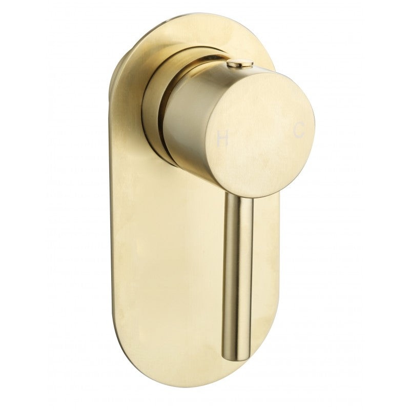 Pacifica Bella Wall Mixer – Brushed Gold