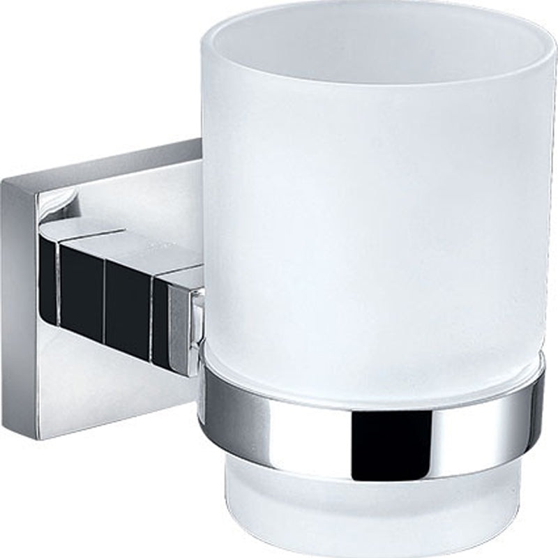 Square Single Cup Holder – Chrome
