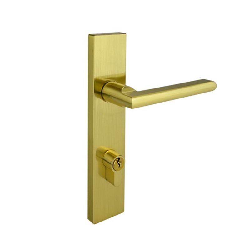 Brushed Gold Entry Door Lock Set – Coomera Series