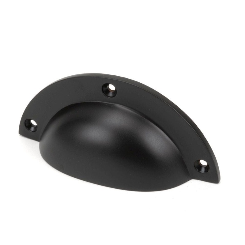 From The Anvil – Aged Bronze 4″ Plain Drawer Pull