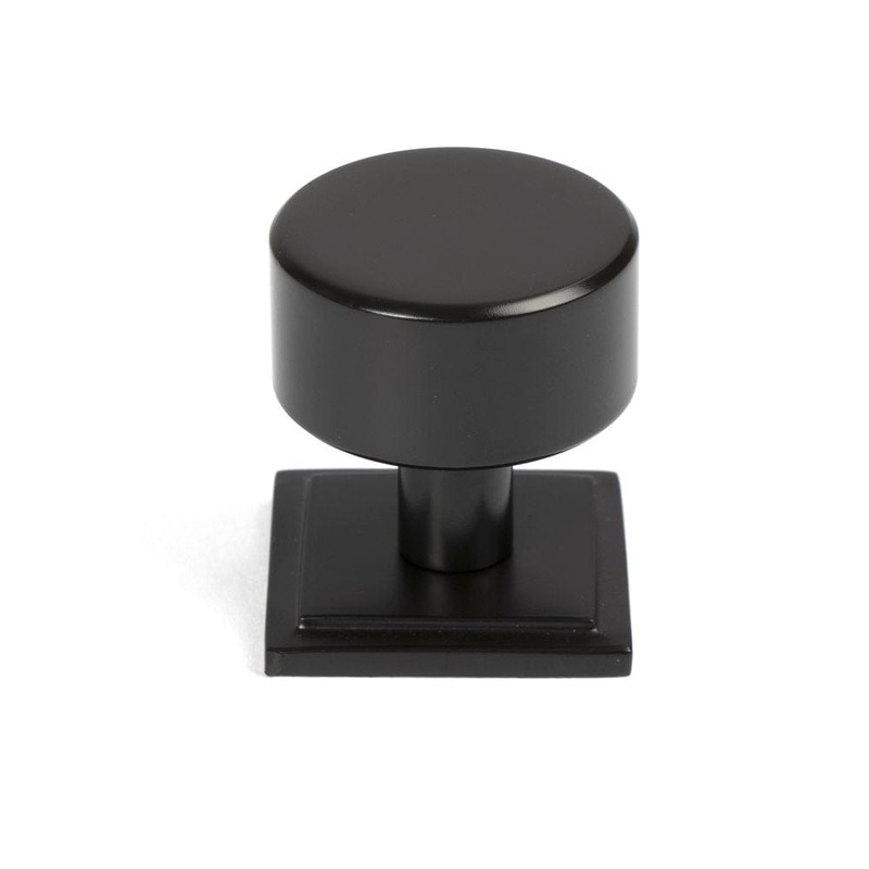 From The Anvil – Aged Bronze Kelso Cabinet Knob – 32mm (Square)