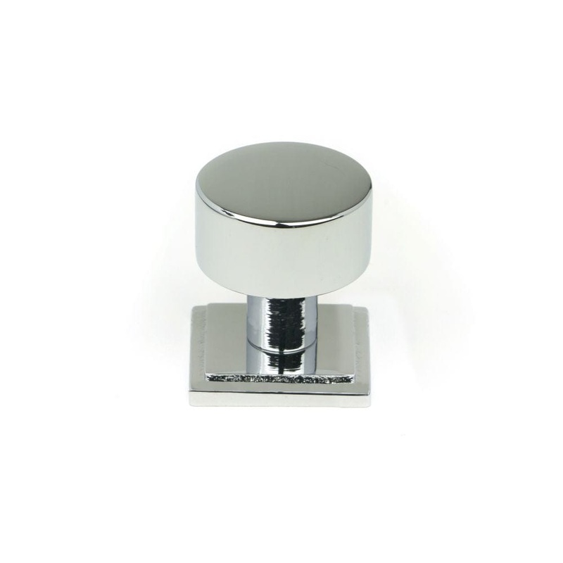 From The Anvil – Polished Chrome Kelso Cabinet Knob – 25mm (Square)