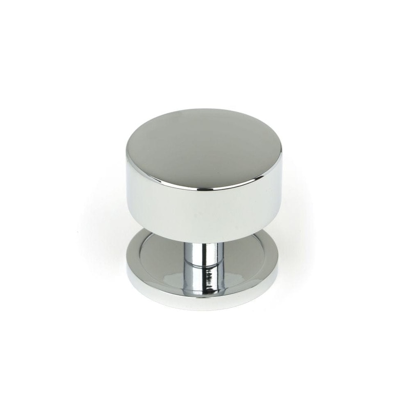 From The Anvil – Polished Chrome Kelso Cabinet Knob – 38mm (Plain)