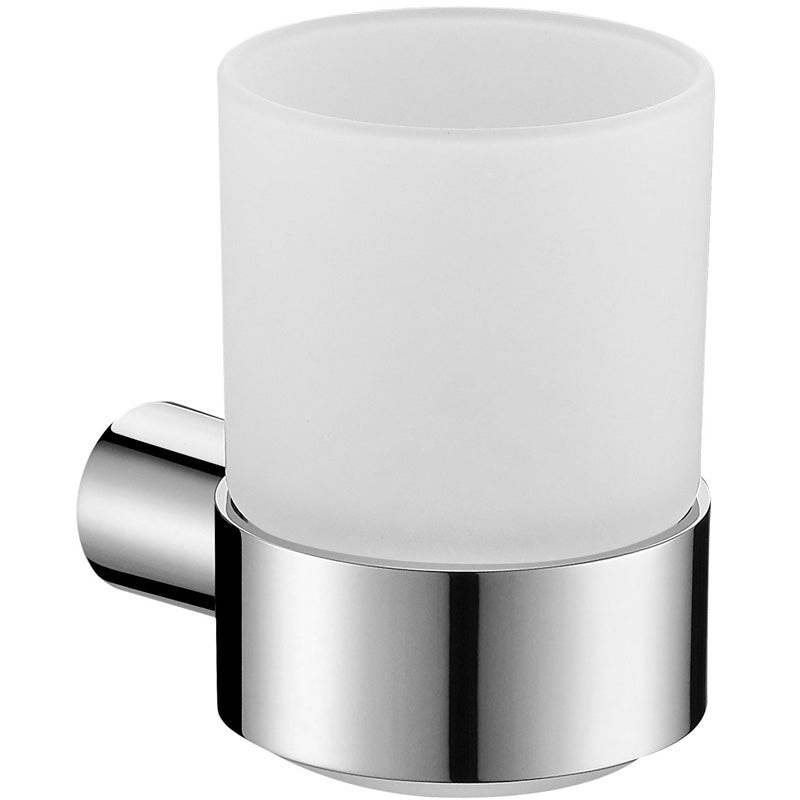 Rondo Glass Cup Holder – Chrome