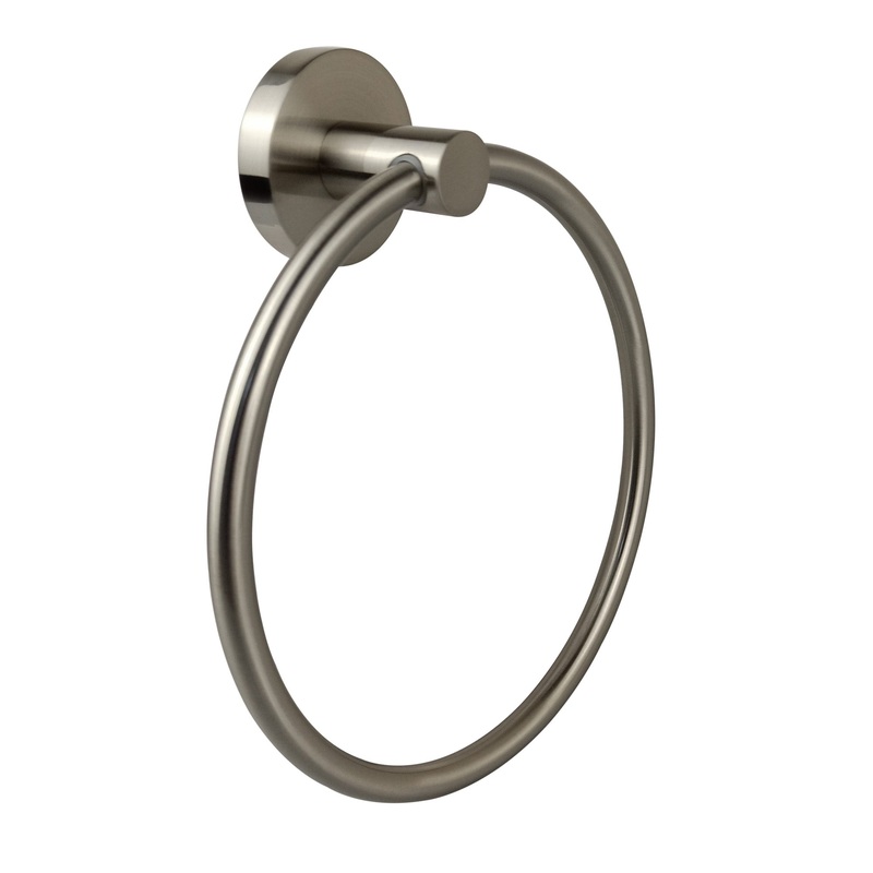 Round Towel Ring – Brushed Nickel
