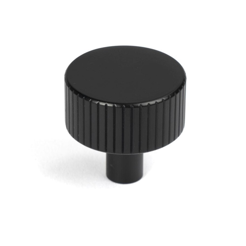 From The Anvil – Matt Black Judd Cabinet Knob – 32mm (No rose)