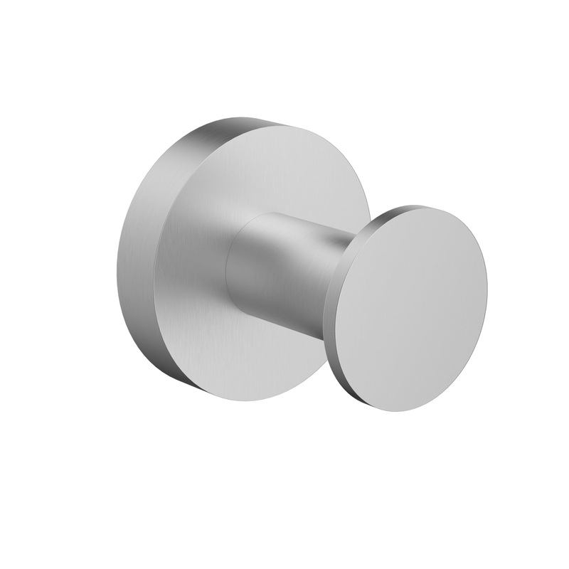 Slimline Robe Hook – Brushed Nickel