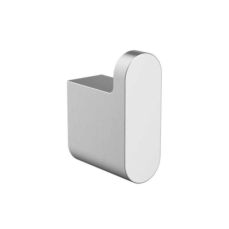 Coral Robe Hook – Brushed Nickel