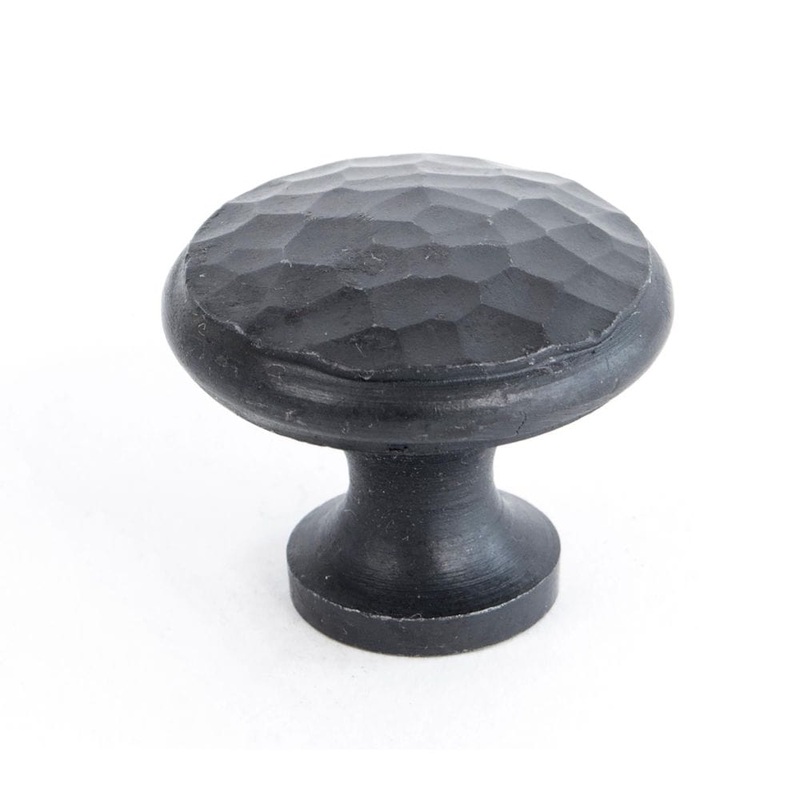 From The Anvil – Beeswax Hammered Cabinet Knob – Medium