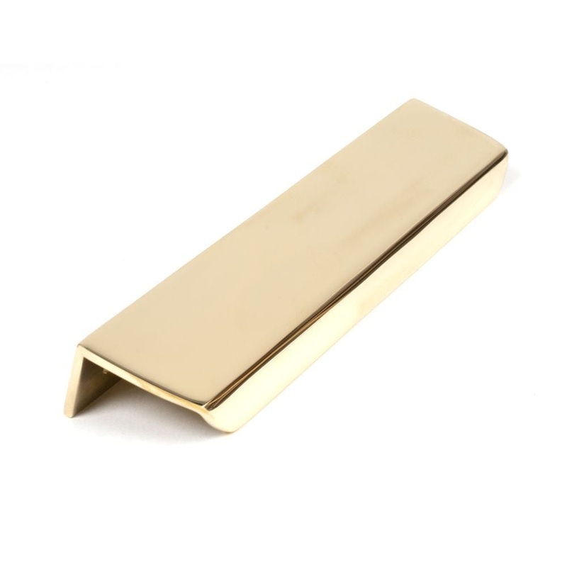 From The Anvil – Polished Brass 200mm Moore Edge Pull