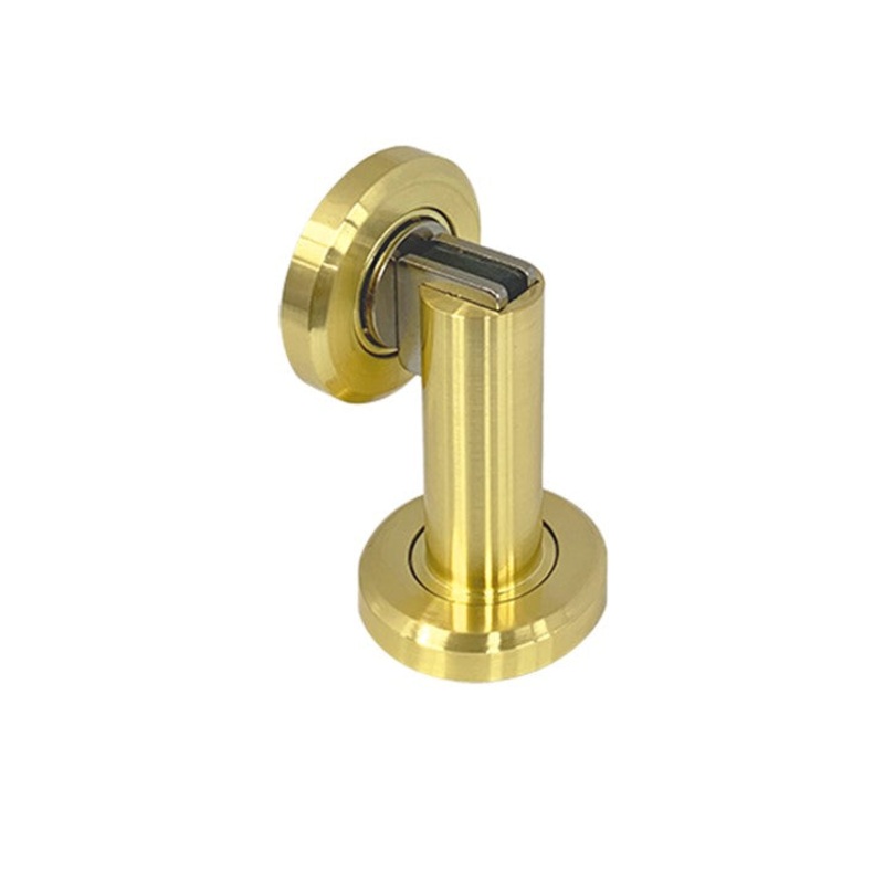Round Shaped Magnetic Door Stop – Brushed Gold