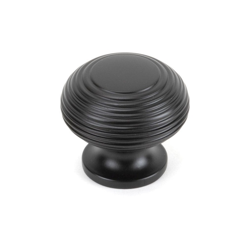 From The Anvil – Aged Bronze Beehive Cabinet Knob 40mm