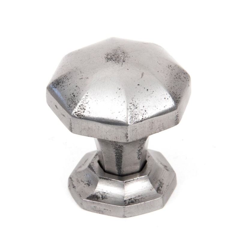 From The Anvil – Natural Smooth Octagonal Cabinet Knob – Small