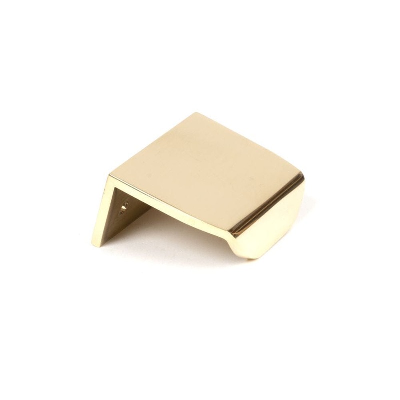 From The Anvil – Polished Brass 50mm Moore Edge Pull