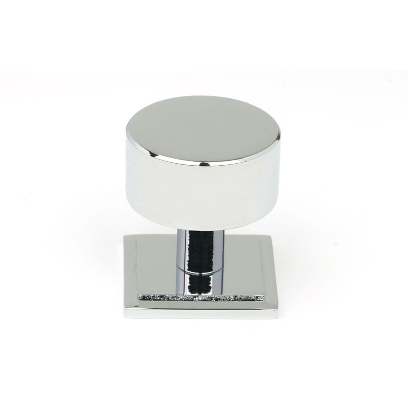 From The Anvil – Polished Chrome Kelso Cabinet Knob – 32mm (Square)