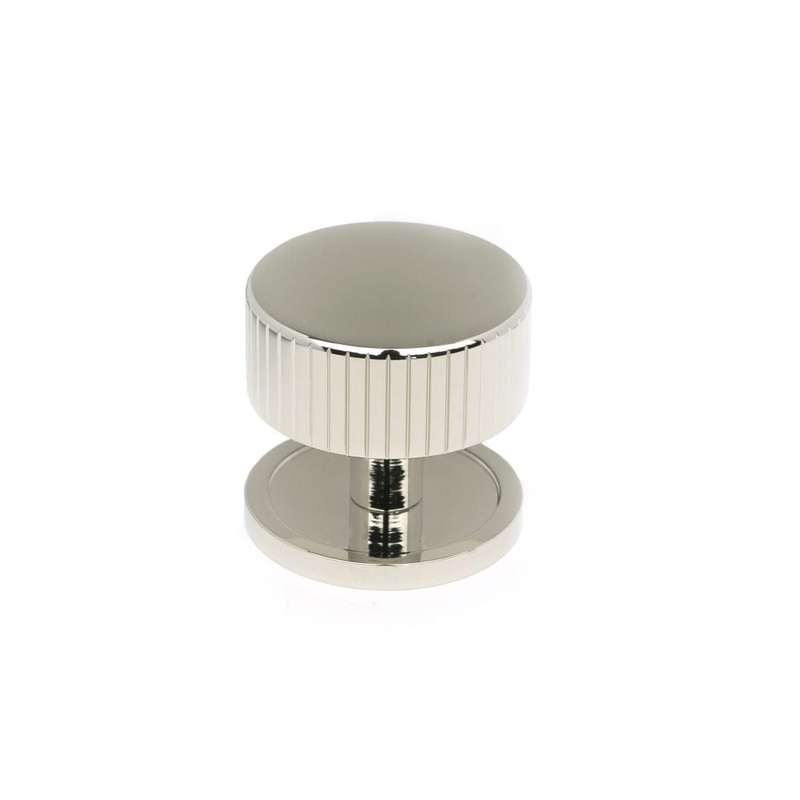 From The Anvil – Polished Nickel Judd Cabinet Knob – 38mm (Plain)