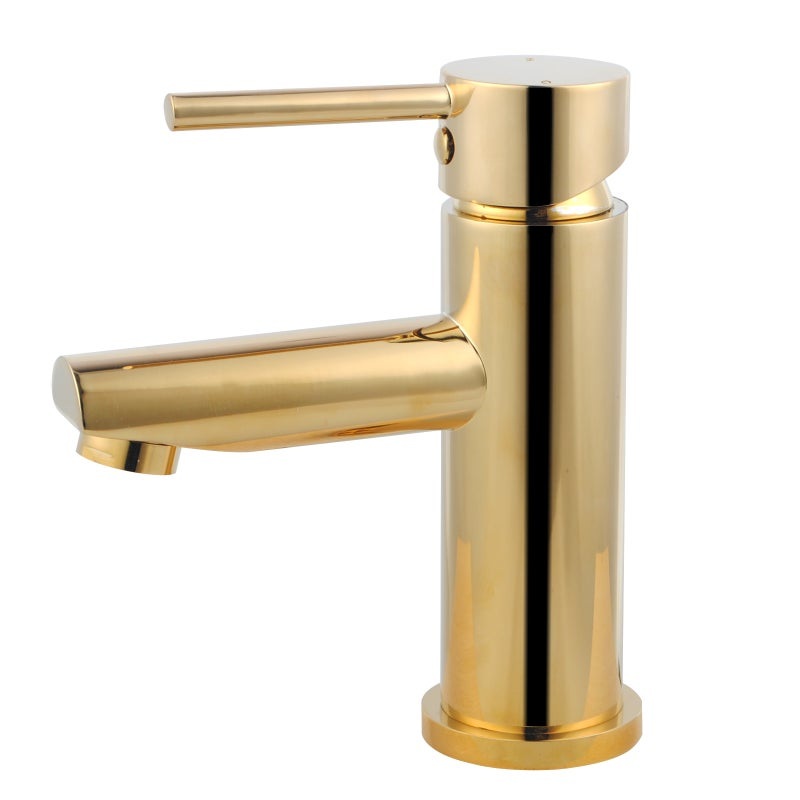 Pacifica Bella Basin Mixer – Brushed Gold