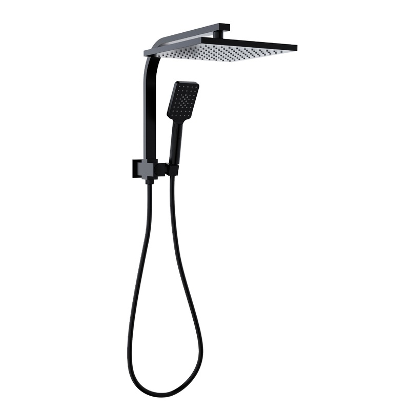 Amarna Mini Combo Shower Set – Matt Black