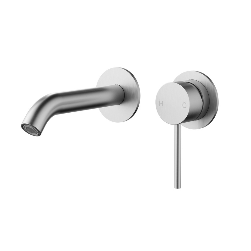 Bella Wall Mixer & Spout Combination  – Brushed Nickel