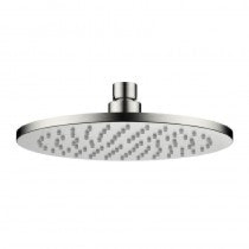 Coral Round Shower Head 200mm – Brushed Nickel